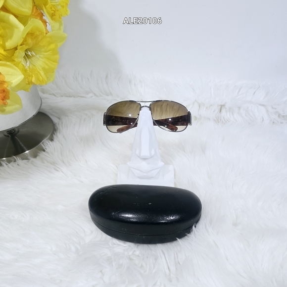 Prada Sunglasses Tortoise Shell SPR 52G 64□14 5AV-651 125 with Case - Picture 2 of 12